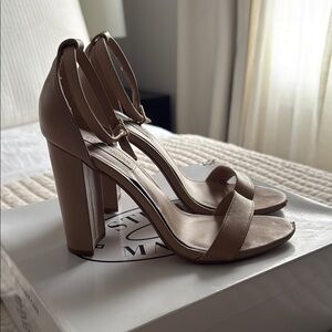 Steve Madden Women's Nude Block Heels